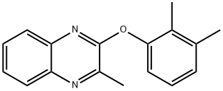 Quinoxaline, 2-(2,3-dimethylphenoxy)-3-methyl- Structural