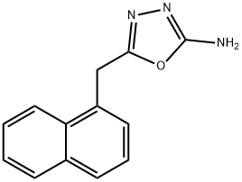 5-(naphthalen-1-ylmethyl)-1,3,4-oxadiazol-2-amine Structural