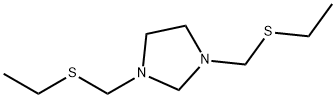 Imidazolidine, 1,3-bis[(ethylthio)methyl]- Structural