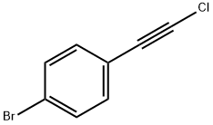 Benzene, 1-bromo-4-(2-chloroethynyl)- Structural