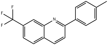 Quinoline, 2-(4-methylphenyl)-7-(trifluoromethyl)- Structural