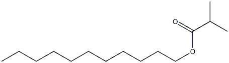 undecyl isobutanoate Structural