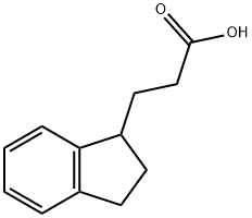 3-(2,3-dihydro-1H-inden-1-yl)propanoic acid Structural