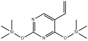 Pyrimidine, 5-ethenyl-2,4-bis[(trimethylsilyl)oxy]- Structural