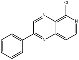 Pyrido[3,4-b]pyrazine, 5-chloro-2-phenyl- Structural