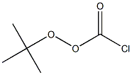 tert-butyl chloroperoxyformate Structural