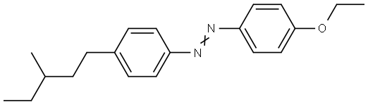 Diazene, (4-ethoxyphenyl)[4-(3-methylpentyl)phenyl]-, (+)- (9CI) Structural