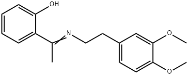 ALPHA-(3,4-DIMETHOXYPHENETHYLIMINO)-ALPHA-METHYL-O-CRESOL Structural