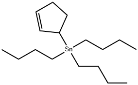 Stannane, tributyl-2-cyclopenten-1-yl- Structural