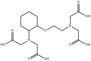 Glycine, N-[2-[[2-[bis(carboxymethyl)amino]cyclohexyl]oxy]ethyl]-N-(carboxymethyl)- (9CI) Structural