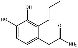 Benzeneacetamide, 3,4-dihydroxy-2-propyl- Structural