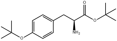 tert-butyl (2S)-2-amino-3-[4-(tert-butoxy)phenyl]propanoate Structural
