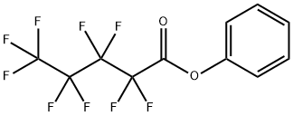 Pentanoic acid, 2,2,3,3,4,4,5,5,5-nonafluoro-, phenyl ester Structural