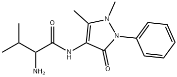 DL-Valine-4-Antipyrineamide Structural
