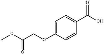 4-(2-methoxy-2-oxoethoxy)benzoic acid Structural