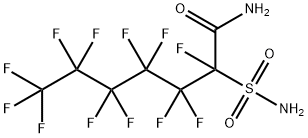 Heptanamide, 2-(aminosulfonyl)-2,3,3,4,4,5,5,6,6,7,7,7-dodecafluoro- Structural