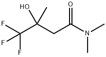 Butanamide, 4,4,4-trifluoro-3-hydroxy-N,N,3-trimethyl- Structural