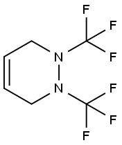 Pyridazine, 1,2,3,6-tetrahydro-1,2-bis(trifluoromethyl)- Structural