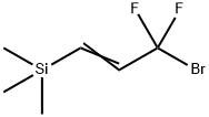 Silane, (3-bromo-3,3-difluoro-1-propen-1-yl)trimethyl- Structural