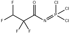 Phosphorimidic trichloride, (2,2,3,3-tetrafluoro-1-oxopropyl)- (9CI) Structural
