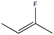 trans-2-fluoro-2-butene Structural