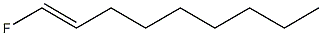 trans-1-fluoro-1-nonene Structural