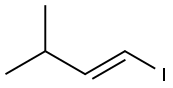 trans-1-iodo-3-methyl-1-butene Structural