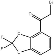 Ethanone,2-bromo-1-(2,2-difluoro-1,3-benzodioxol-4-yl)- Structural