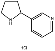 3-(pyrrolidin-2-yl)pyridine dihydrochloride Structural