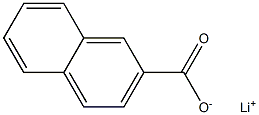 Lithium naphthalene-2-carboxylate Structural