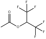 Hexafluoroisopropyl acetate Structural