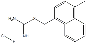 Pseudourea, 2-[(4-methyl-1-naphthyl)methyl]-2-thio-, hydrochloride (7CI,8CI) Structural
