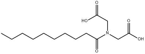 Glycine, N-(carboxymethyl)-N-(1-oxodecyl)- Structural