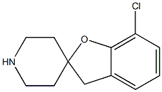 Spiro[benzofuran-2(3H),4'-piperidine], 7-chloro- Structural