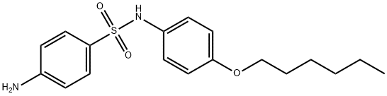 Benzenesulfonamide, 4-amino-N-[4-(hexyloxy)phenyl]- Structural