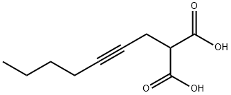 Propanedioic acid, 2-(2-heptyn-1-yl)- Structural
