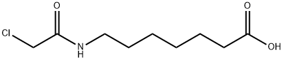 Heptanoic acid, 7-[(2-chloroacetyl)amino]- Structural