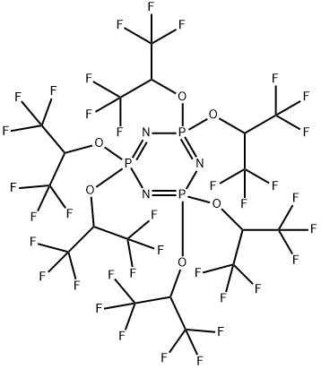 Hexakis(hexafluoroisopropoxy)phosphazene Structural