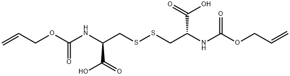 N,N-Bis-allyloxycarbonyl-L-cystine Structural