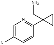 Cyclopropanemethanamine, 1-(5-chloro-2-pyridinyl)- Structural