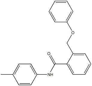 N-(4-methylphenyl)-2-(phenoxymethyl)benzamide Structural