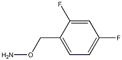 O-[(2,4-difluorophenyl)methyl]hydroxylamine Structural