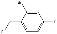 Benzene, 2-bromo-1-(chloromethyl)-4-fluoro- Structural