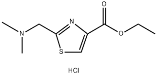 Ethyl 2-((dimethylamino)methyl)thiazole-4-carboxylate hydrochloride Structural