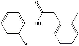 N-(2-bromophenyl)-2-(2-methylphenyl)acetamide Structural