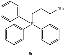 Phosphonium, (3-aminopropyl)triphenyl-, bromide Structural