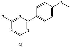 2,4-dichloro-6-(4-methoxyphenyl)-1,3,5-triazine Structural Picture