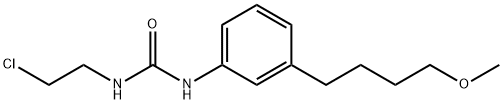 Urea, N-(2-chloroethyl)-N'-[3-(4-methoxybutyl)phenyl]- Structural
