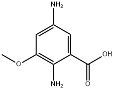 Benzoic acid, 2,5-diamino-3-methoxy- Structural