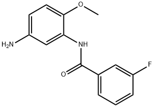 N-(5-amino-2-methoxyphenyl)-3-fluorobenzamide Structural